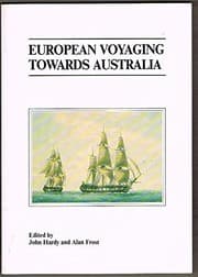 Tapa de European voyaging towards Australia