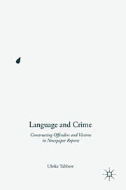 Tapa de Language and Crime