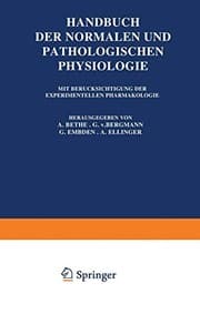 Tapa de Handbuch der Normalen und Pathologischen Physiologie : Vierzehnter Band / Erste Hälfte