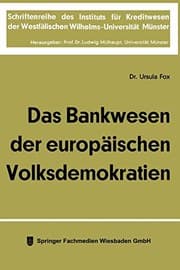 Tapa de Das Bankwesen der europäischen Volksdemokratien