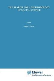 Tapa de The Search for a Methodology of Social Science