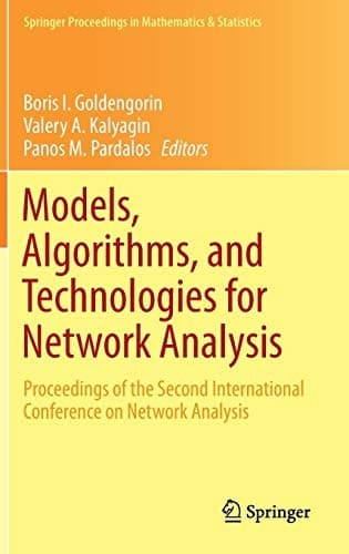 Tapa de Models, Algorithms, and Technologies for Network Analysis