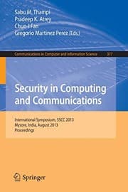 Tapa de Security in Computing and Communications