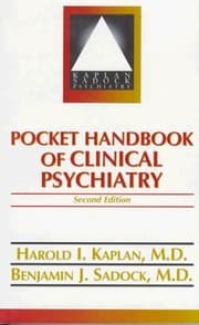 Tapa de Pocket Handbook of Clinical Psychiatry