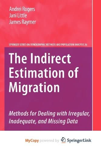 Tapa de The Indirect Estimation of Migration