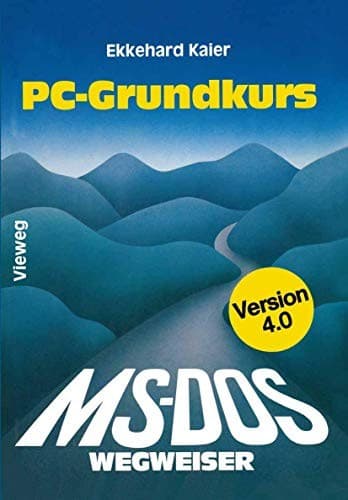 Tapa de MS-DOS-Wegweiser Grundkurs