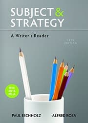 Tapa de Subject & strategy -- fourteenth edition