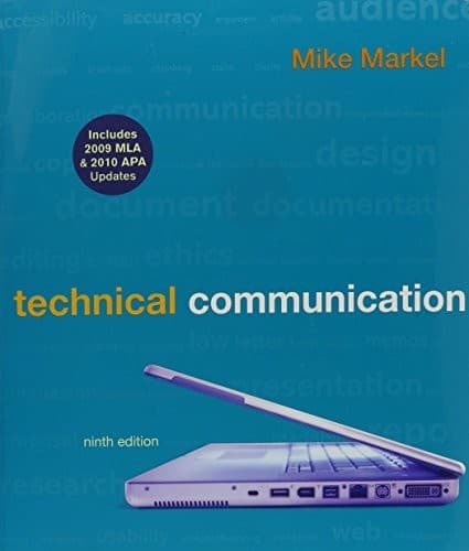 Tapa de Technical Communication 9e with 2009 MLA and 2010 APA Updates & Document Based Cases for Technical Communication