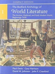 Tapa de Compact Bedford Anthology of World Literature V1 & V2