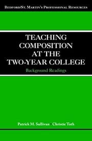 Tapa de Teaching Composition at the Two-Year College