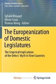 Tapa de The Europeanization of Domestic Legislatures