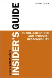 Tapa de Insider's Guide to College Ethics and Personal Responsibility 2e