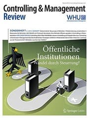 Tapa de Controlling & Management Review Sonderheft 3-2014