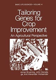 Tapa de Tailoring genes for crop improvement