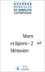 Tapa de Guerres mondiales et conflits contemporains n°201 1 2001