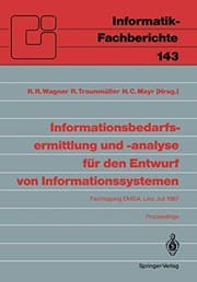 Tapa de Informationsbedarfsermittlung und -analyse für den Entwurf von Informationssystemen