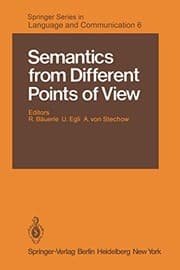 Tapa de Semantics From Different Points of View