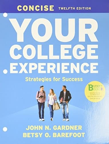 Tapa de Loose-leaf Version for Your College Experience Concise