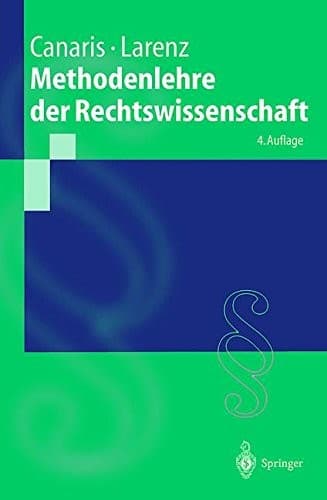 Tapa de Methodenlehre der Rechtswissenschaft
