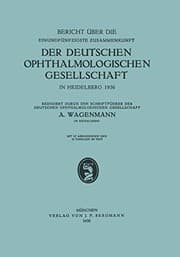 Tapa de Bericht Über Die Einundfünfzigste Zusammenkunft Der Deutschen Ophthalmologischen Gesellschaft