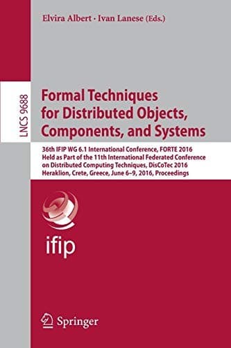 Tapa de Formal Techniques for Distributed Objects, Components, and Systems