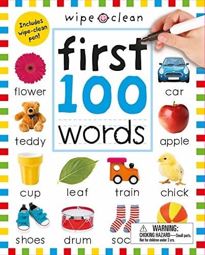 Tapa de Wipe Clean : First 100 Words