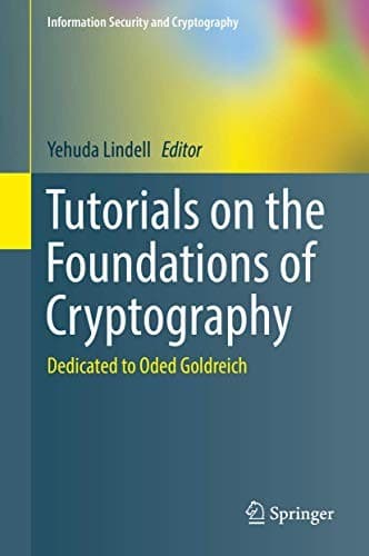 Tapa de Tutorials on the Foundations of Cryptography