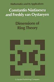 Tapa de Dimensions of Ring Theory