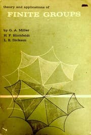 Tapa de Theory and applications of finite groups