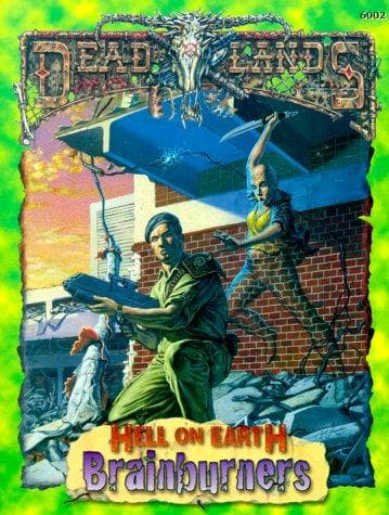 Tapa de Brainburners (Deadlands, Hell on Earth Roleplaying)
