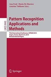 Tapa de Pattern Recognition Applications and Methods