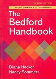Tapa de Bedford Handbook 8e paper & Research Pack
