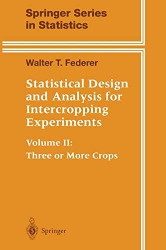 Tapa de Statistical Design and Analysis for Intercropping Experiments : Volume Ii