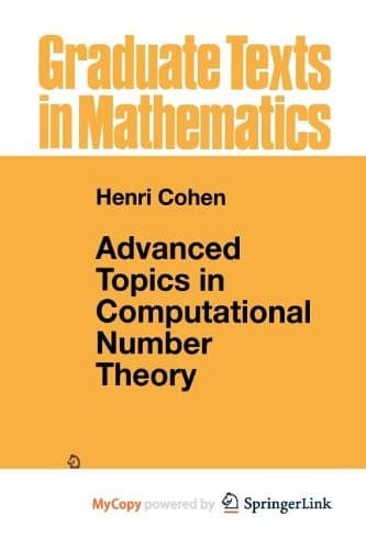 Tapa de Advanced Topics in Computational Number Theory