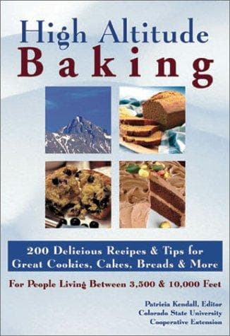 Tapa de High altitude baking