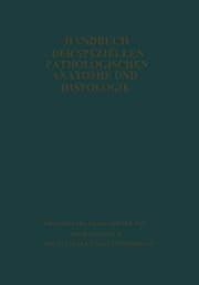 Tapa de Handbuch der speziellen pathologischen Anatomie und Histologie