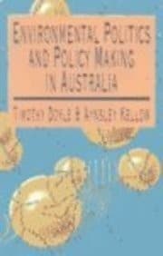 Tapa de Environmental Politics and Policy Making in Australia