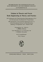 Tapa de Felsbau in Theorie und Praxis Rock Engineering in Theory and Practice