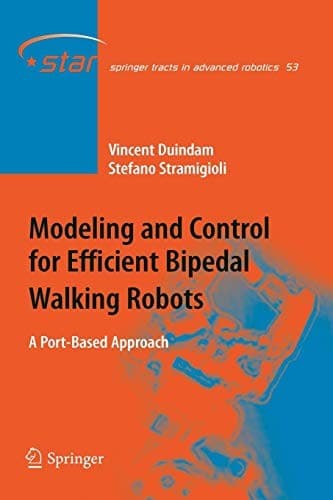 Tapa de Modeling and Control for Efficient Bipedal Walking Robots