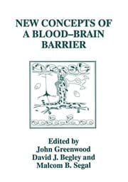 Tapa de New Concepts of a Blood - Brain Barrier