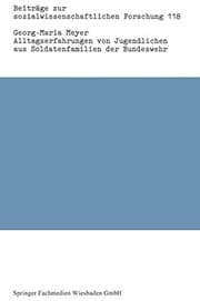 Tapa de Alltagserfahrungen von Jugendlichen aus Soldatenfamilien der Bundeswehr