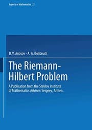 Tapa de The Riemann-Hilbert Problem : A Publication from the Steklov Institute of Mathematics Adviser