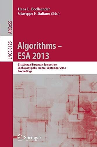 Tapa de Algorithms – ESA 2013