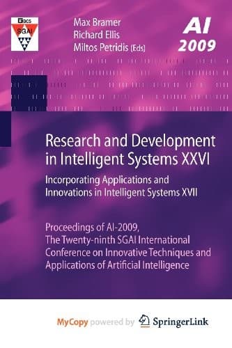 Tapa de Research and Development in Intelligent Systems XXVI