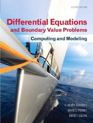 Tapa de Differential Equations and Boundary Value Problems