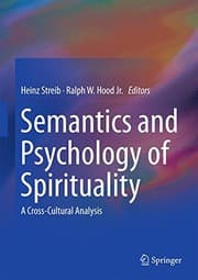 Tapa de Semantics and Psychology of Spirituality