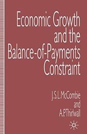 Tapa de Economic Growth and the Balance-of-Payments Constraint