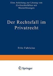 Tapa de Der Rechtsfall im Privatrecht
