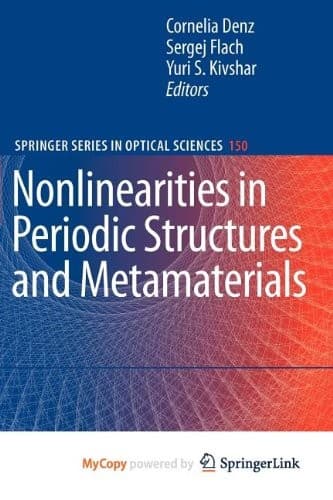Tapa de Nonlinearities in Periodic Structures and Metamaterials