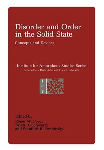 Tapa de Disorder and Order in the Solid State